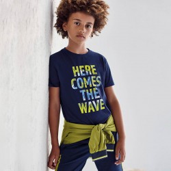 Camiseta manga corta wave...