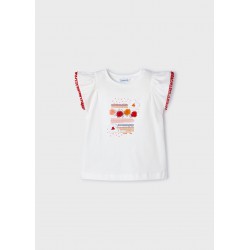CAMISETA APLIQUES NIÑA MAYORAL