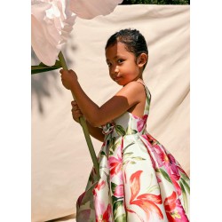 VESTIDO MIKADO  ESTAMPADO...