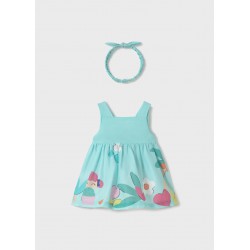VESTIDO CON DIADEMA BEBE...