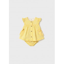 VESTIDO CON CUBREPAÑAL BEBE...