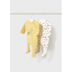 PACK 2 PIJAMAS LARGOS BEBE...